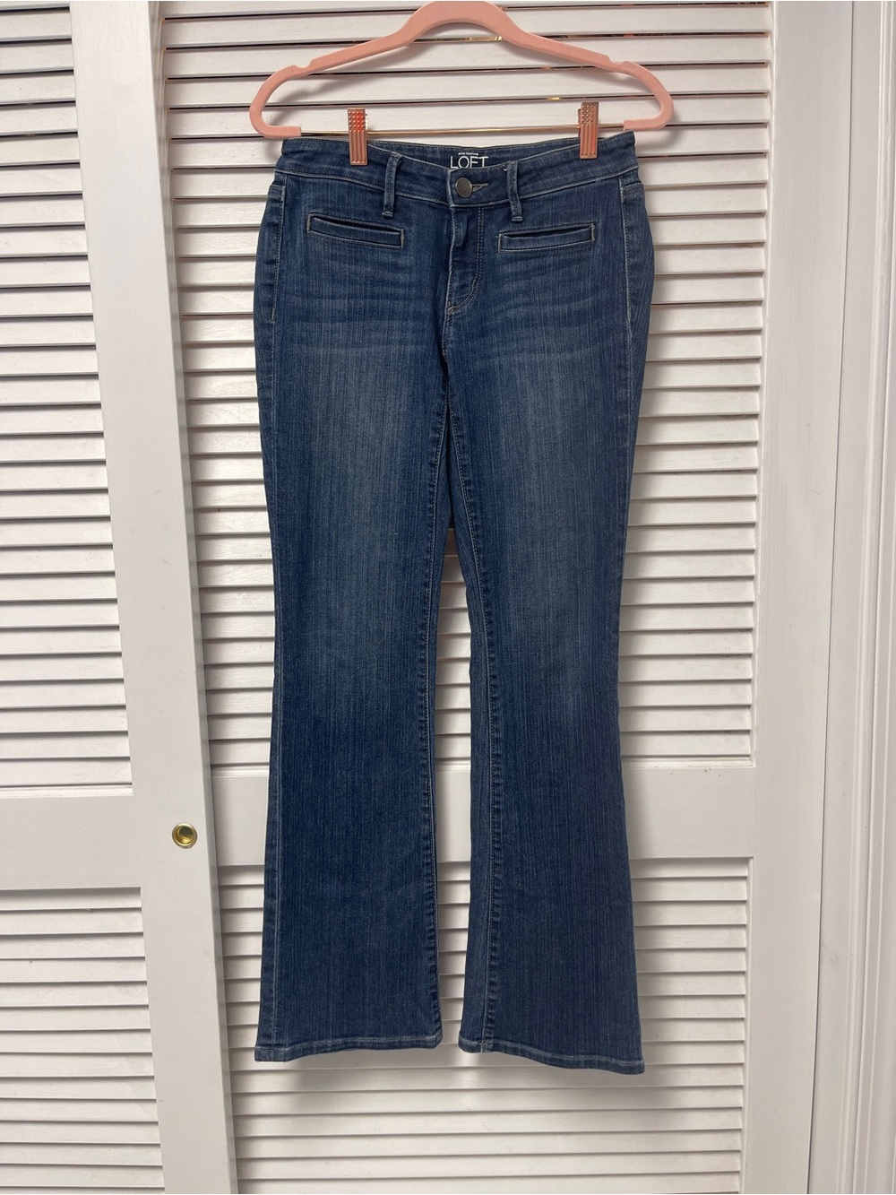 Ann Taylor Dark Blue Flared Jeans